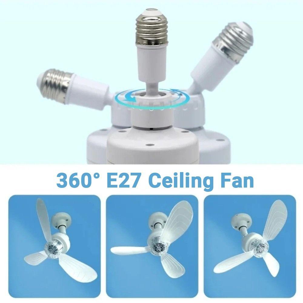 AC85-265V Electric Fan E27 Screw E27 Screw Mouth Fan Portable Ceiling Fan  Indoor Space