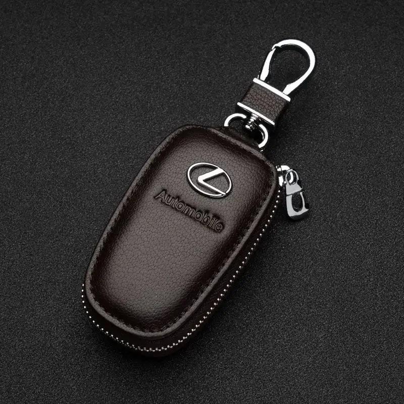 

Шкіряний чохол-обкладинка для автомобільного ключа Lexus IS300 IS250 RX350 RX300 RX GS NX IS CT200H GS350 NX200T ES350 ES250 Аксесуари кавовий