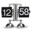 Portable Automatic Flip Clock Nordic Style Page Turning Clock Retro Desk Flipping Clock  Desktop