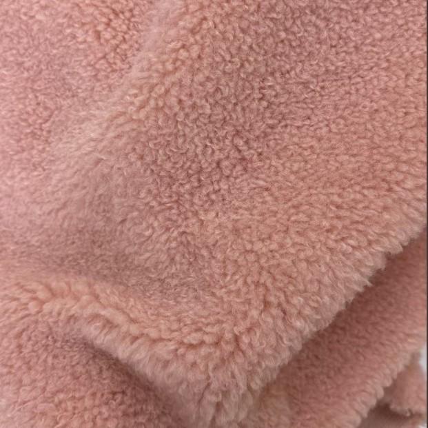 Small-Grain Lambswool & Cashmere Fleece Fabric for Clothing, Luggage, Shoes, Hats & Home Textiles