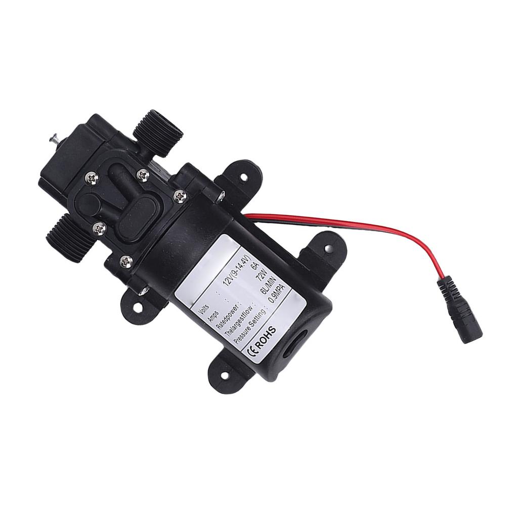 Self Priming Sprayer Pump 72W 12V   for Cars RVs Boats Watering Clning Irrigation