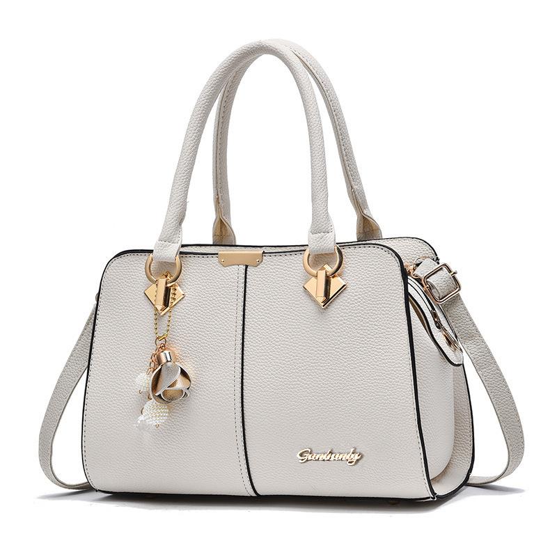 

New Atmospheric and Elegant Middle-aged Mother Bag, Large Capacity Handbag, Single Shoulder Crossbody Bag