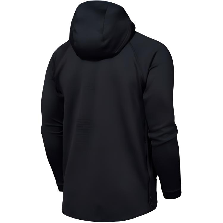 Nike Full Zip Basketball Hoodie Jacket Men Outerwear Black AT3264-010