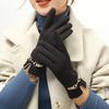Warm Fleece Lined Womens Winter Gloves with Sensitive Touch Screen Texting Fingers and Windproof