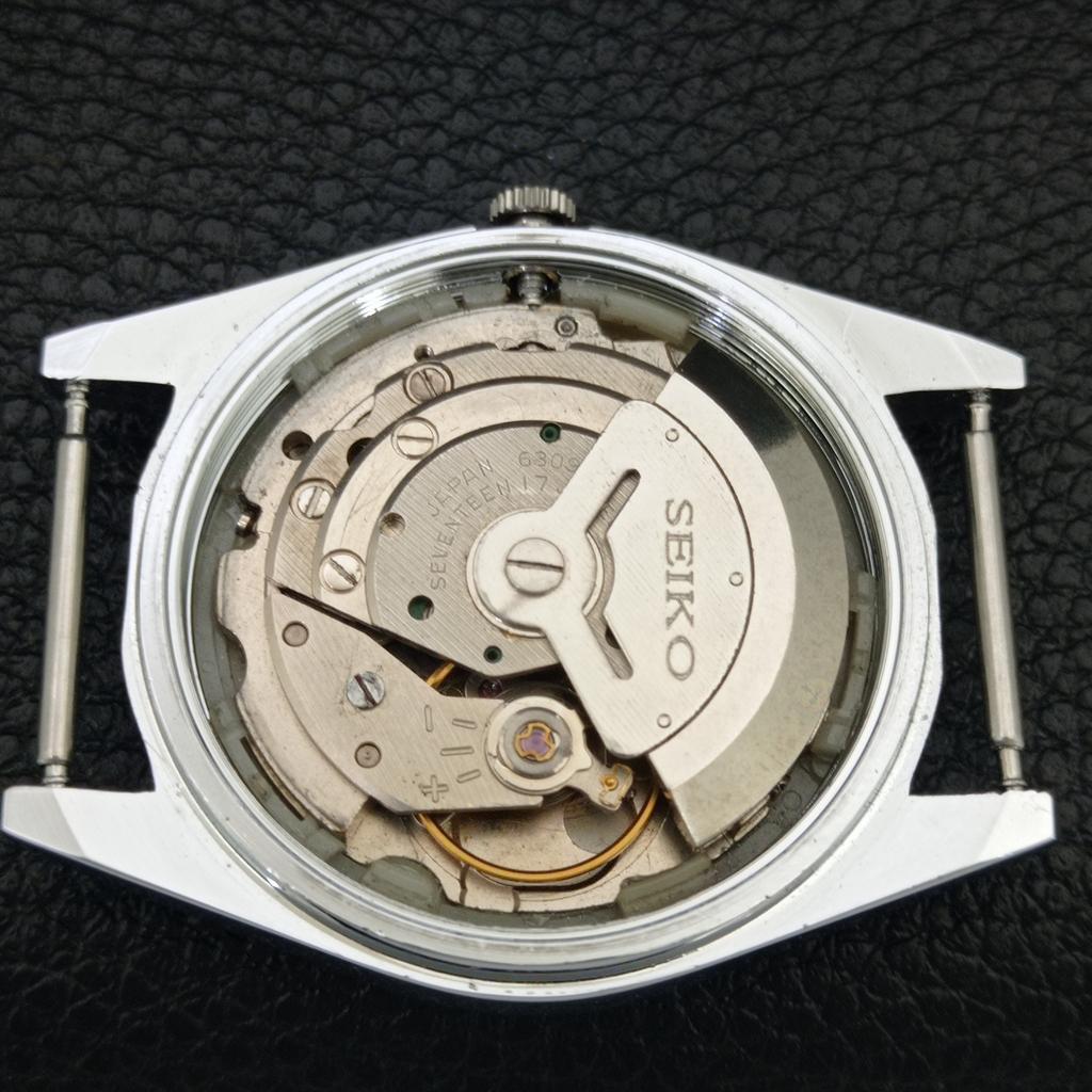 AUTOMATIC VINTAGE REFURBISHED SEIKO 6309A JAPAN MENS BROWN DIAL WATCH a443162-1