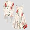 Women Plus Size Two Piece Coordinate Long Sleeve Outerwear Cami Maxi Dress