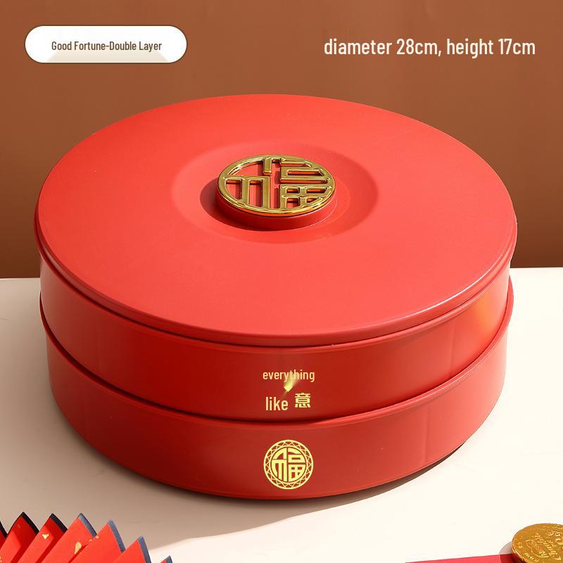 

2024 Китайский стиль Конфетница и фруктовница для новоселья, свадеб и Нового года