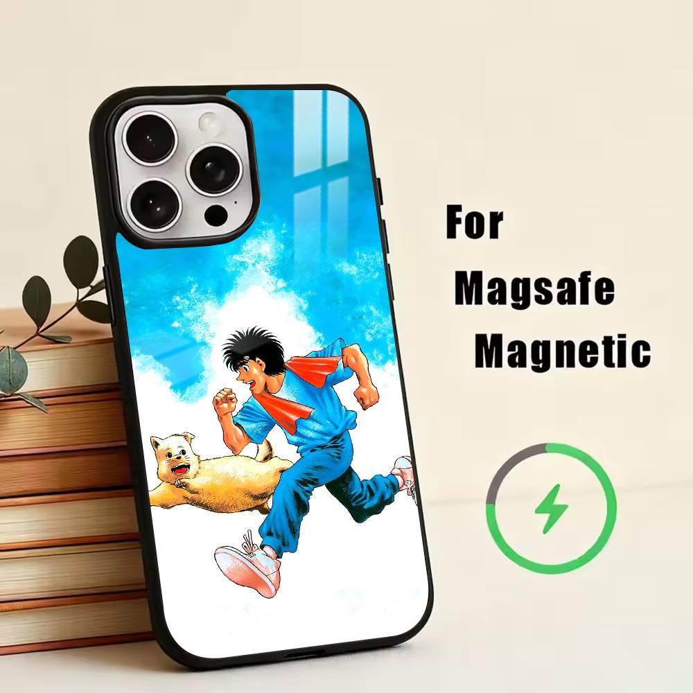 H-Hajime no-OO Ippo  Phone Case For iPhone17,16,15,14,13,12,11 Plus,Pro Magnetic For Magsafe Wireless Charging