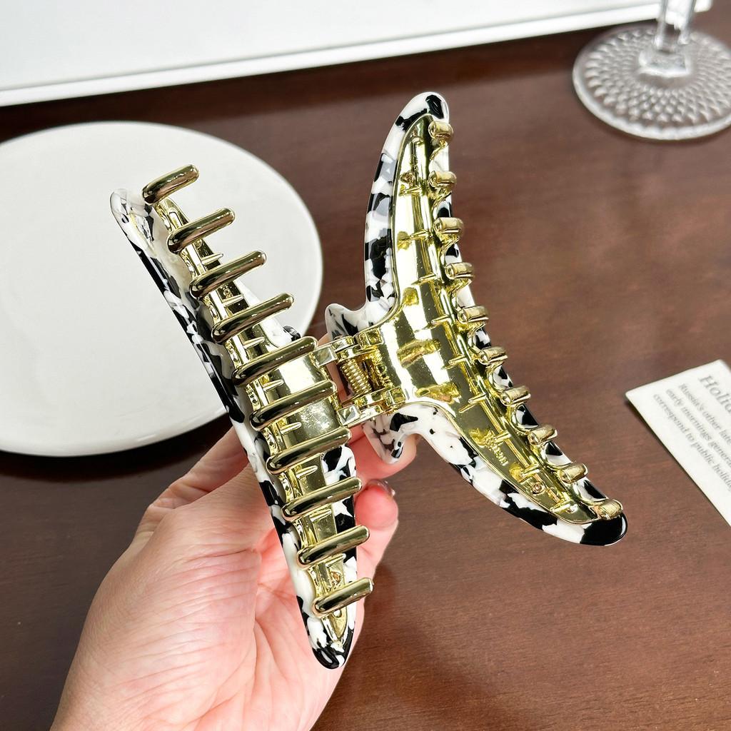 Large Unique Moon Hair Claw Clips With Highend Acetate Material For Women