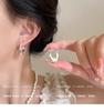 2025 Trendy 925 Silver Hoop Earrings: High-End European & American Style for Women