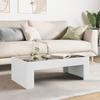 Infinity LED Coffee Table in White 90 x 50 x 30 cm