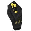 Portable Oxford Cloth   Waist Bag Drills Holder Storage Pouch for Electric Drill Tool(black&yellow )