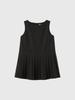 General Idea Pleated Skirt Mini Dress [Black] / Gf1Lop503