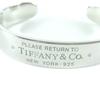 Excellent TIFFANY&Co. Bangle RTT Narrow Cuff Silver AG925 Women Used