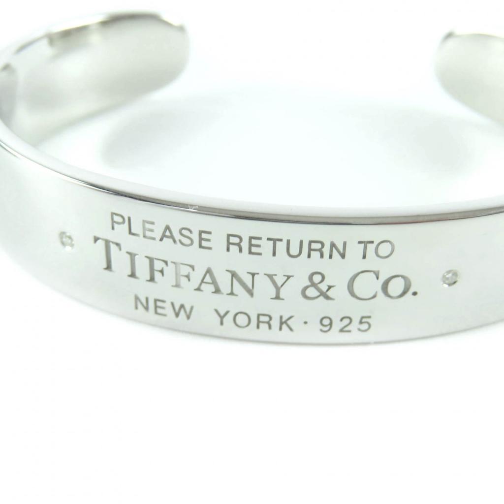 Excellent TIFFANY&Co. Bangle RTT Narrow Cuff Silver AG925 Women Used