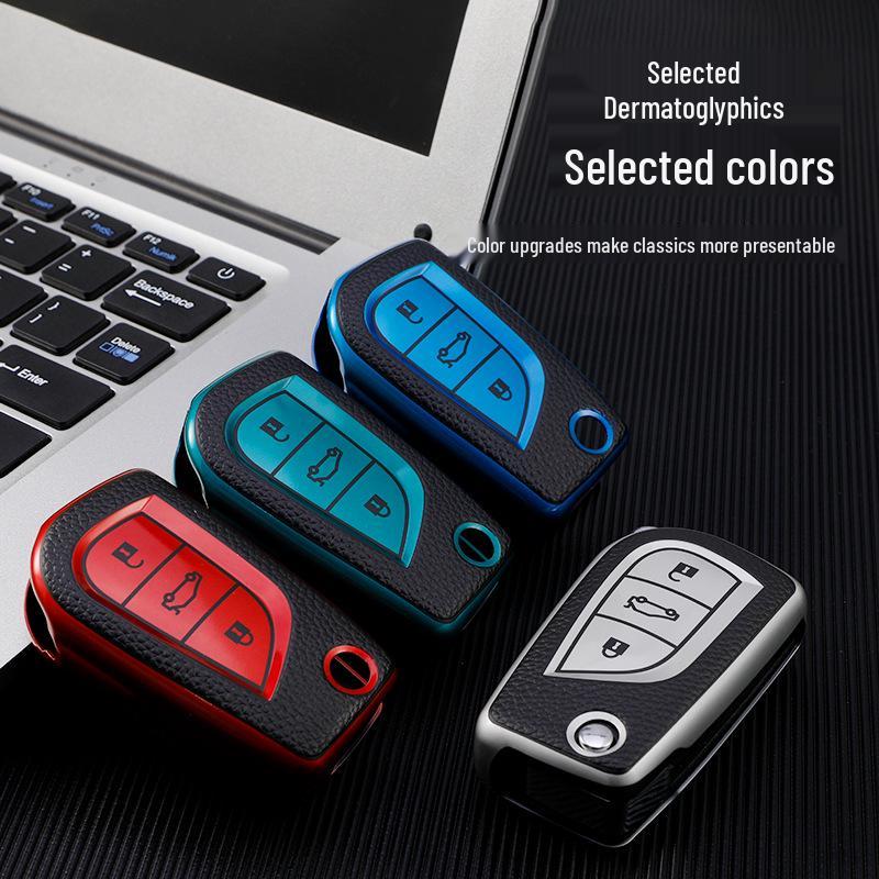 Toyota Corolla Camry Schlüsselhülle für Highlander, RAV4, Levin, Reiz - Auto-Schlüsselhalter