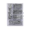 350Pcs Hardware Nails Assortment Set Picture Hanging Nails Iron Wall Nails with Box for Hanging Picture Craft Projects