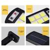 LED Solar Street Light Intelligent Light Control System   Bracket Remote Sensing with 3 Modes for Garden Street Deck Patio