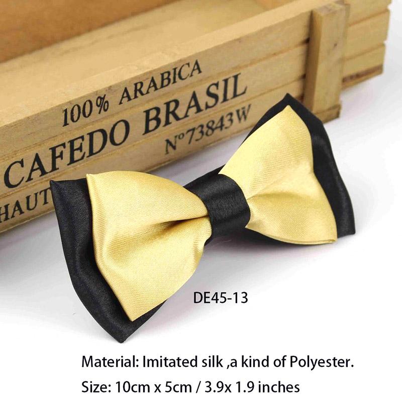 Classic Children's Bow Tie Baby Boy's Girl Fashion Solid Color Adjustable Bow Tie Children's Two-tone Pet Dog and Cat Bow Tie