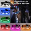 Flashing Nylon Pet L E D Supplies Products Dog Light Pet Dog Light Up Dog Leash Collar Adjustable Small Pet Luminous Safety Collar