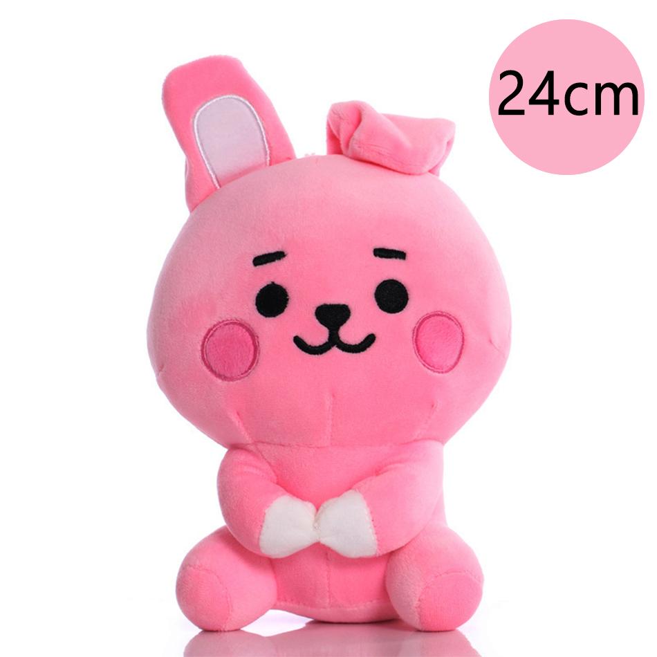 

Hot B-T-21 Plush Toy Tata Koay Shooky Mang Cooky Cartoon Animal Backpack Key Mobile Phone Pendant Office Toys Friend Gift