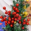 30/2PCS 17.5cm Christmas Tree Berry Decoration Simulation Glitter Gold Silver Red Blue Berry Bouquet DIY Wreath Home Decoration