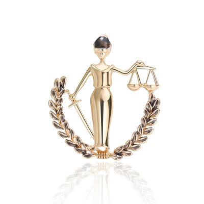 Kreative Gold Silber Libra Konstellation Brosche Männer und Frauen Metall Party Brosche Pin Geschenk
