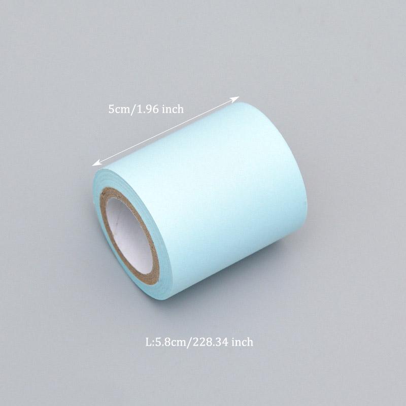 Creative Tape-Style Sticky Notes Tearable Paper Core Rolls 5.8m Long Durable Strong Convenient For Office And School Supplies
