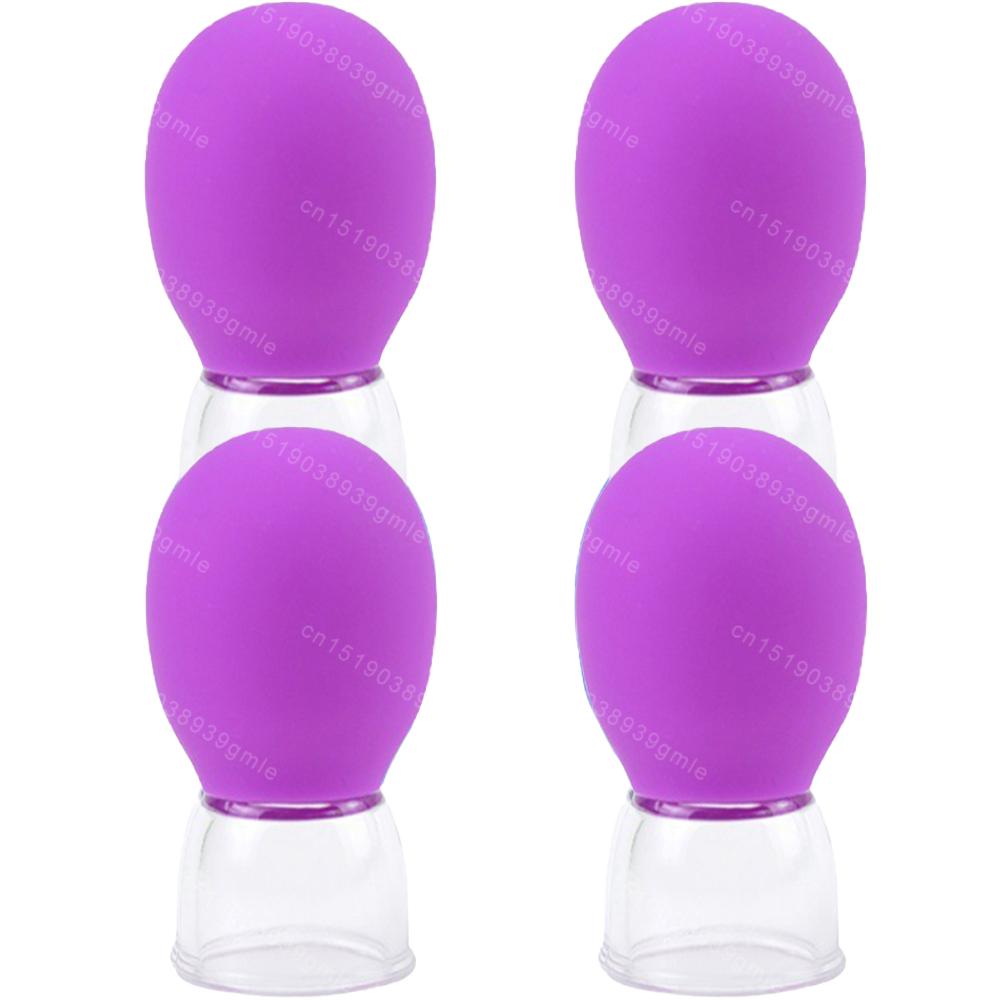 Facial Cupping Massage Cups Rubber Vacuum Cupping Set Facial Relaxation Nipple Correction Body Skin Lifting Cupping Device