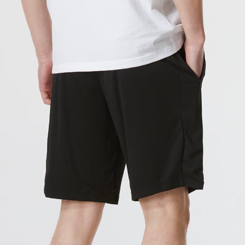 Puma Logo Print Elastic Waist Straight Leg Casual Shorts Men Shorts Black 588864-01