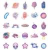 50 Dreamy Universe Cartoon Stickers: Waterproof Decor for Notebooks, Phones, and Water Bottles