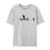 Fishing Heartbeat Cool TShirt Casual Tops Shirts Printed T Shirts Oversized Tshirts Graphic T Shirts