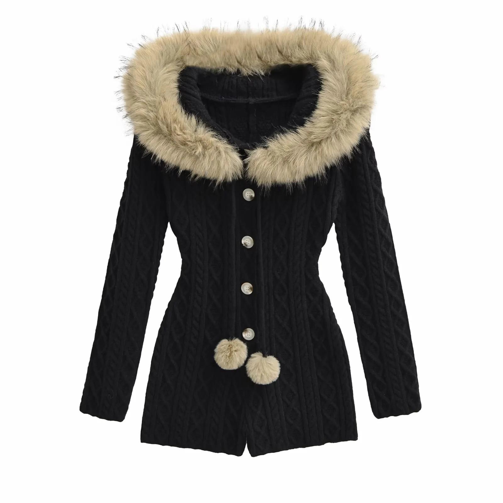 

Women s Petite Gray Hooded Knit Jumpsuit - Autumn/Winter Long Sleeve Slim Fit Shorts Small чёрный