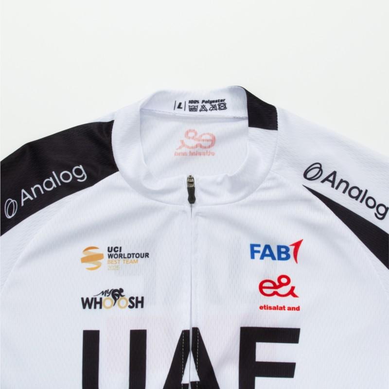 Neues 2026 Weißes Radtrikot UAE Team Radtrikot Hose Herren Schnelltrocknend Ropa Ciclismo Outdoorsport Pro Fahrradbekleidung