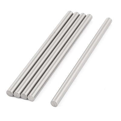 Uxcell Round Metal Rod Bar Shaft for DIY RC Car Models, Straight, 5mm X 100mm, Pack of 5