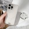 Double-layer imd magnetic suction bracket 17pro max iPhone case iphone14 is suitable for 1316 ink splashing dog