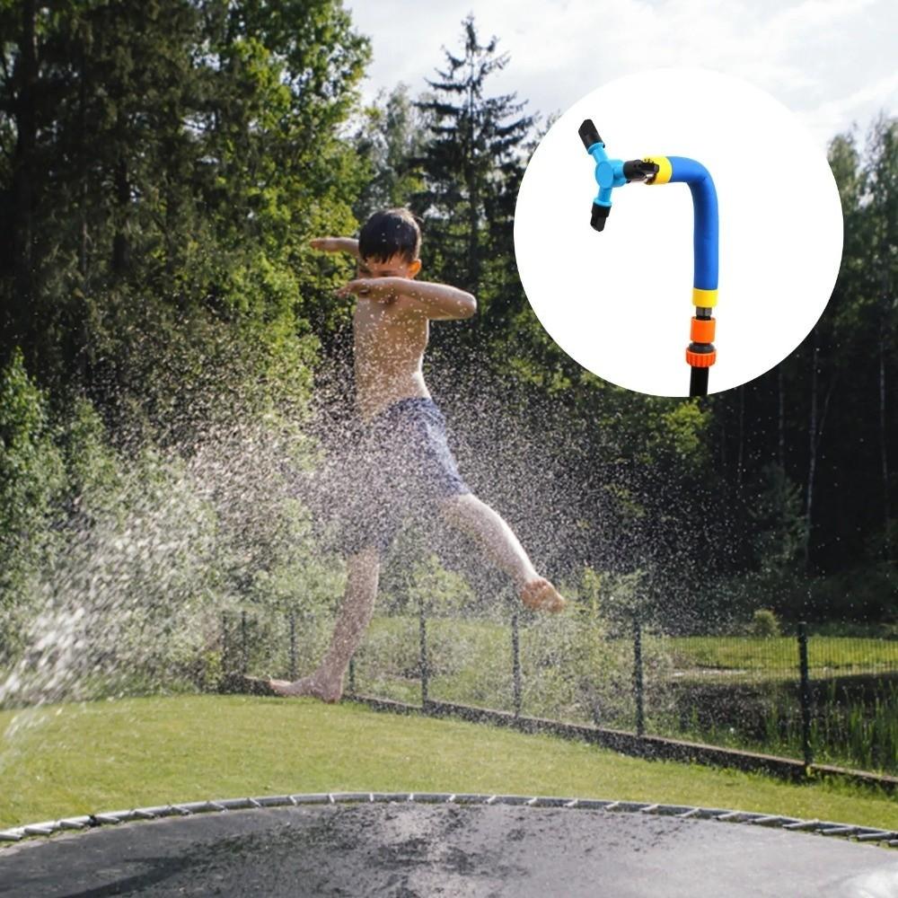 Automatic Watering Trampoline Sprinkler 360 Degree Rotating Pet Showering Sprinkler Irrigation