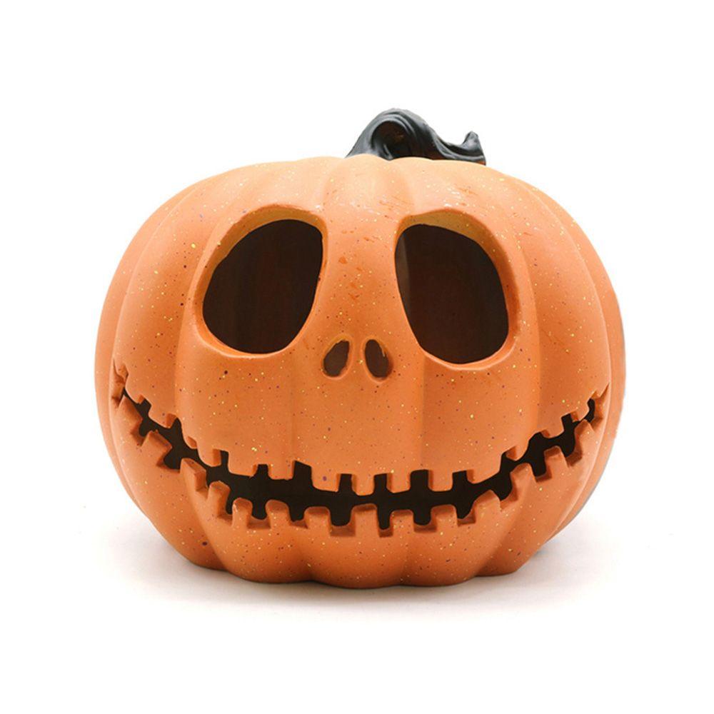 DIY Shopping Mall Ornaments Gift Halloween Decoration Jack-O-Lantern Pumpkin Lamp Led Light