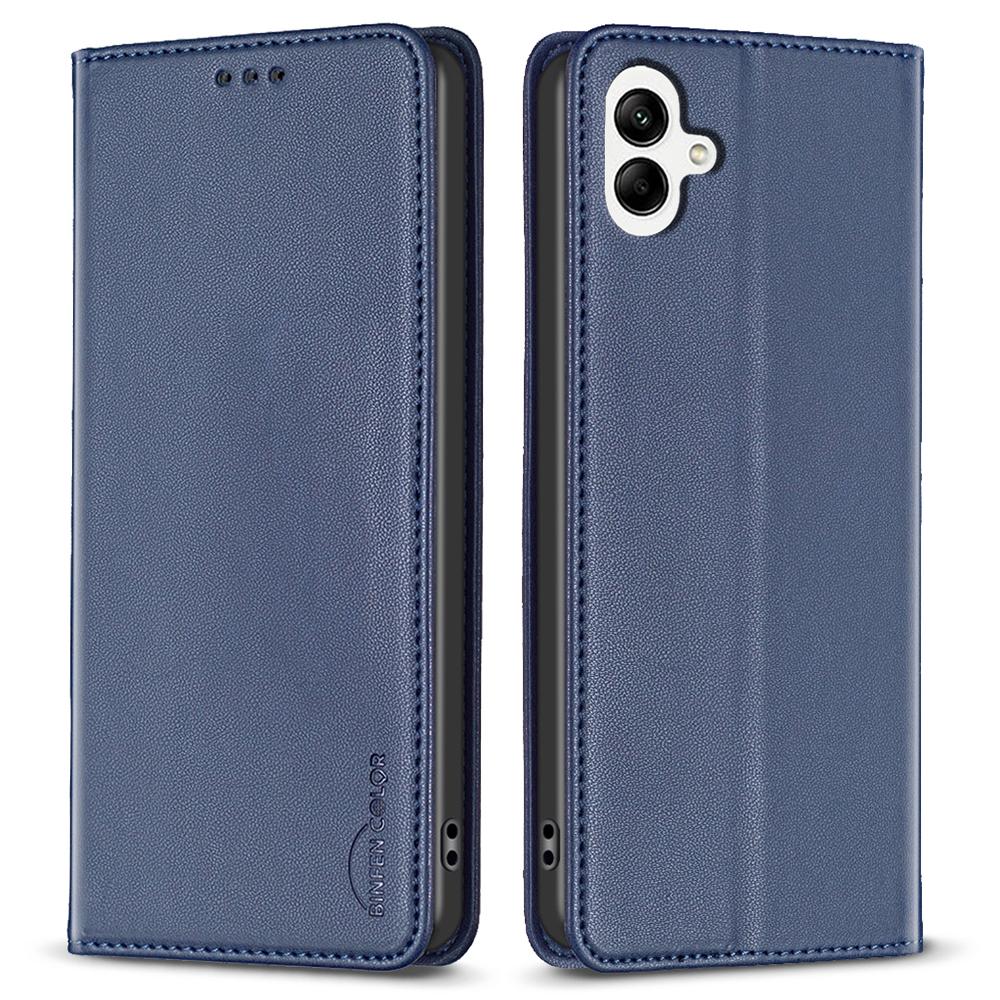 BINFEN COLOR BF18 For Samsung Galaxy A06 4G Leather Case Card Slots Phone Cover