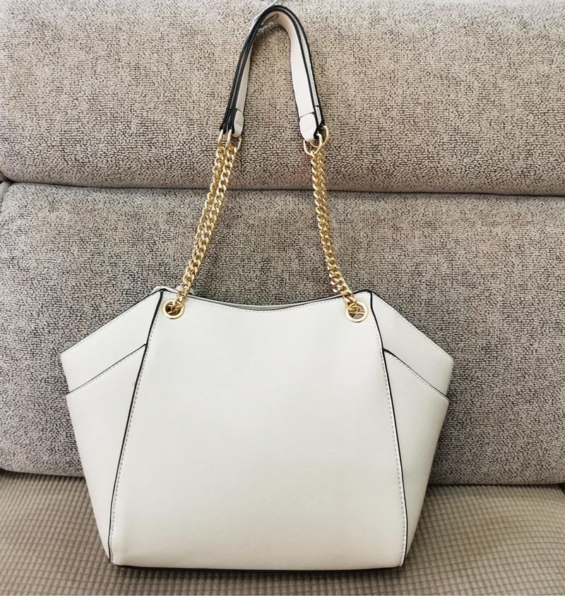 European & American Fashion Women's Large PU Leather Chain Shoulder Handbag