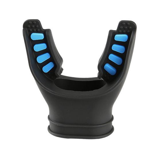 U-shaped Mouthpiece Easy Access Design Universal Caliber Snorkelling Mouthpiece with Cable Ties Snorkel Regulator