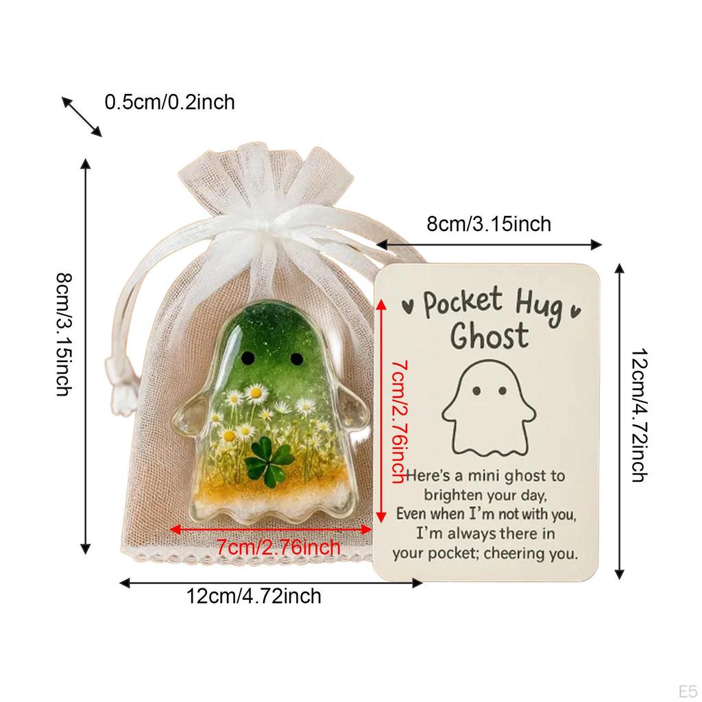 Pocket Comfort Halloween Hug Cute Comforting Friends Birthdays Gift Compact Easy To