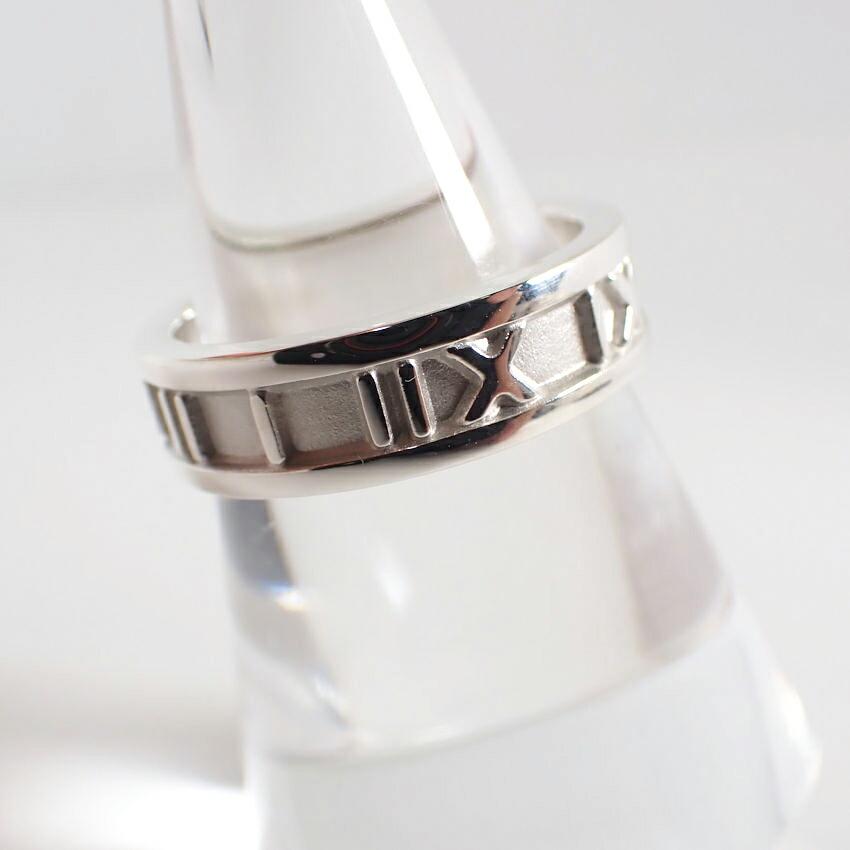 [Used] TIFFANY/Tiffany 925 Atlas Ring / Size 14 / j60-10