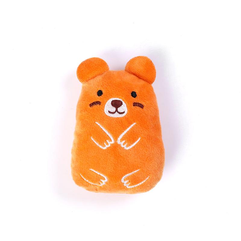 

Pet Plush Sounding Toys Tooth Grinding Cleaning Self For Chewing And Exercising bear