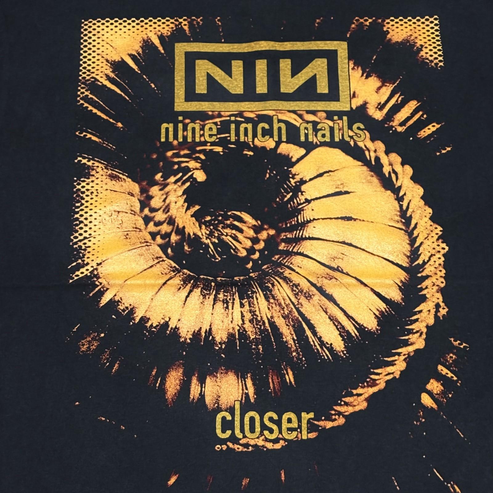 NINE INCH NAILS Vintage 1994 CLOSER TO GOD DOWNWARD SPIRAL Sz.L T-Shirt REPRINT XL