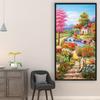 Full Embroidery Beads Printed 11CT Landscape Cross Stitch Kit Home Art Decor