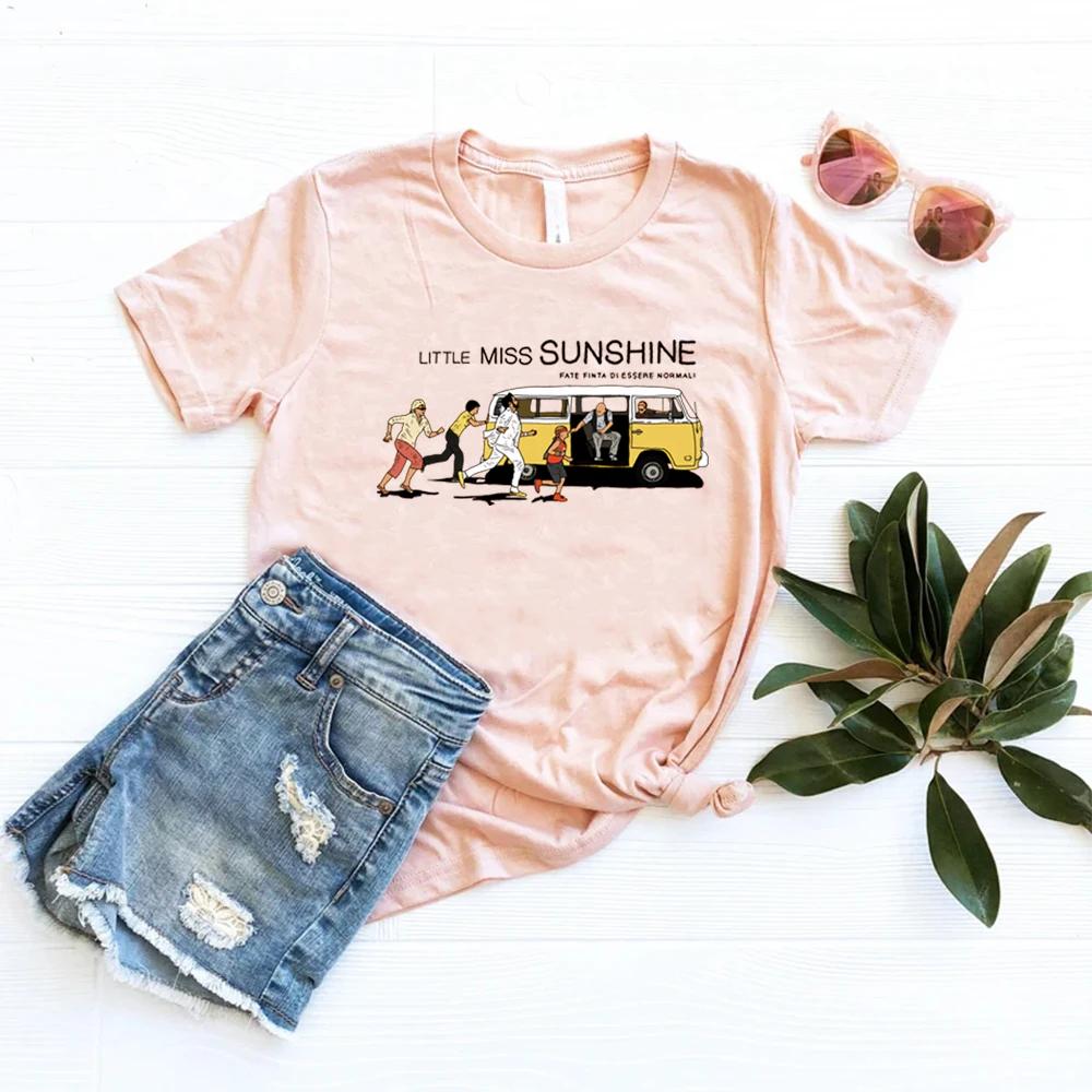 Tričko Little Miss Sunshine Komediálny filmový merch Klasické dámske tričko Roztomilé tričká s krátkym rukávom a grafikou Streetwear Dámsky top Tričko