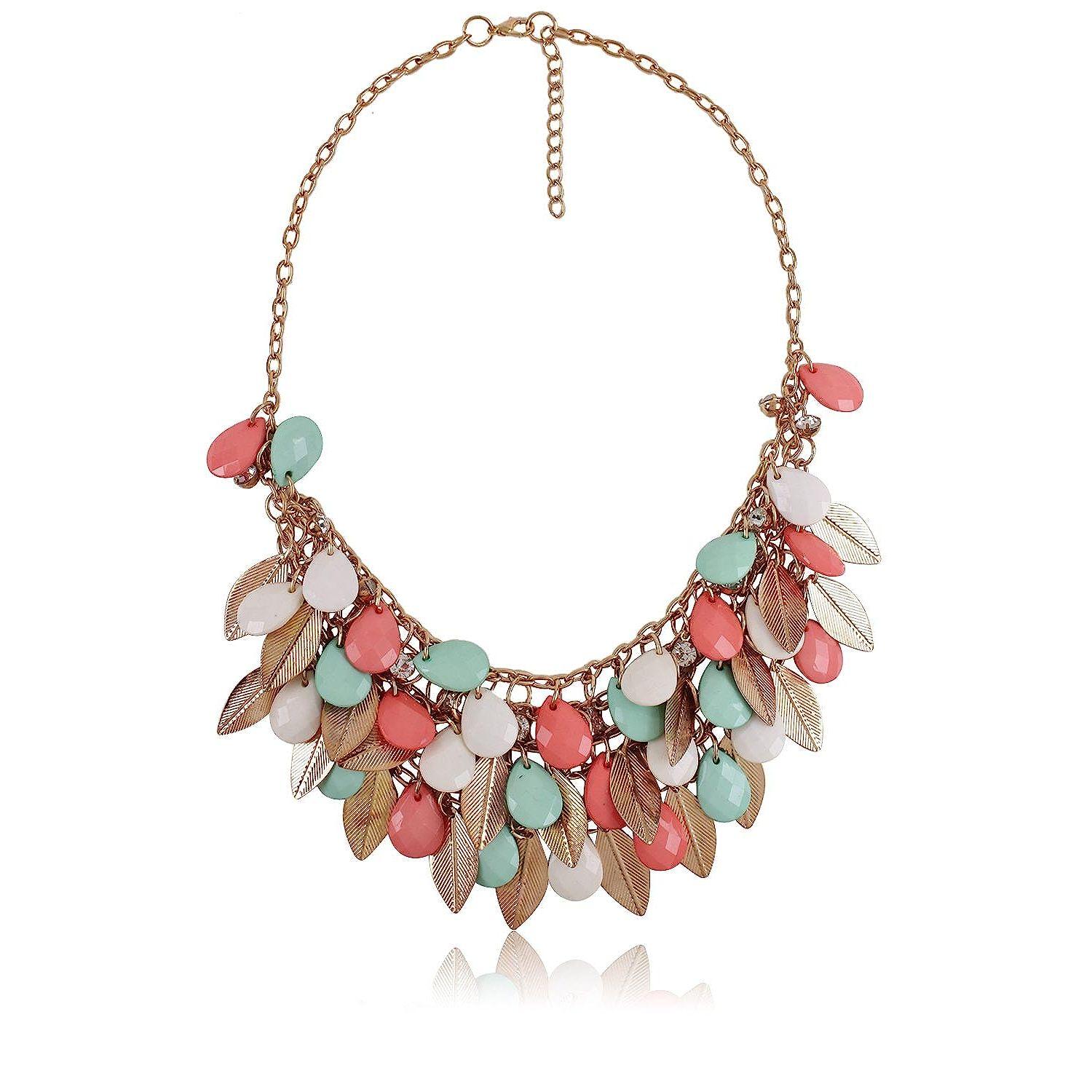 

Shining Diva Fashion Последнее стильное многоцветное металлическое колье-чокер для женщин и девочек