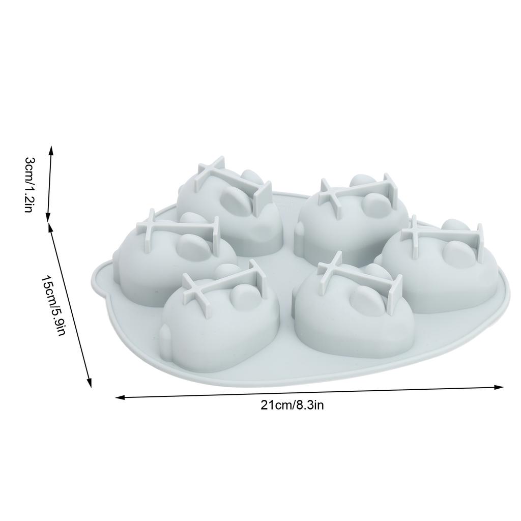 3D Shape Silicone Mold Cake Baking Pan Hollow Ice Cream Chocolate Mold Tool