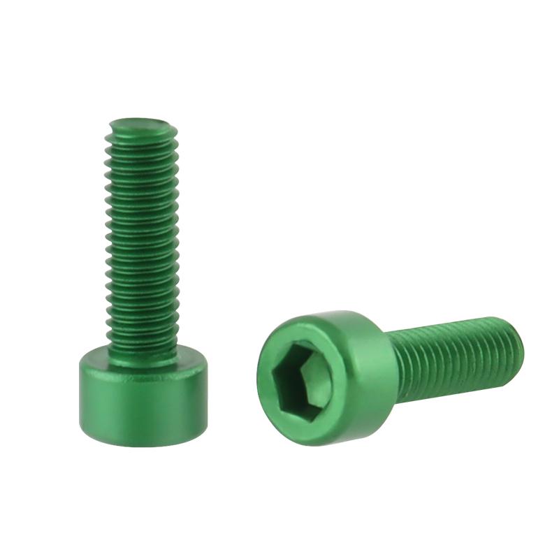 MUQZI 2/4PCS Bicycle Bottle Cage Screws M5 Ultra-Light Aluminum Bottle Cage Holder Bolts MTB Road Bike Accessories 6